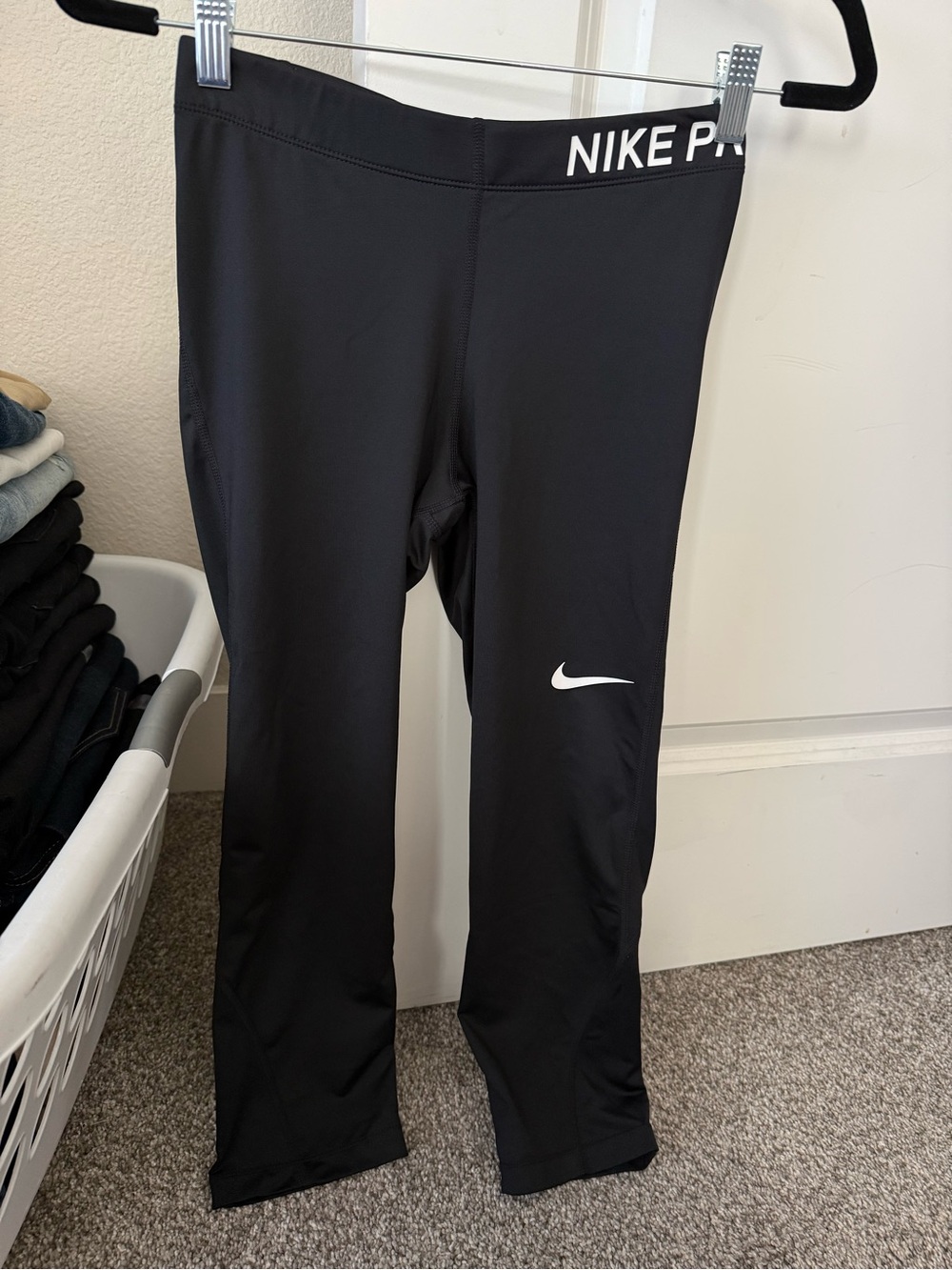Nike Women’s Leggings with White Swoosh